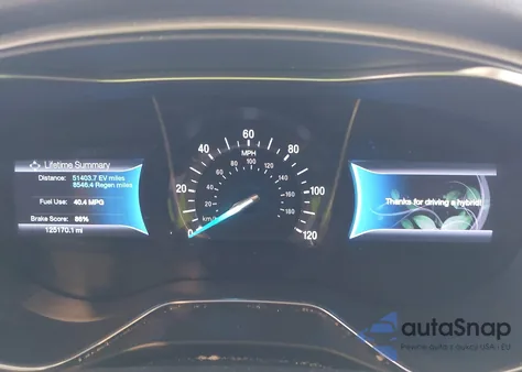 2013 Ford Fusion Hybrid Se z USA, uszkodzony, nr VIN 3FA6P0LU5DR219326